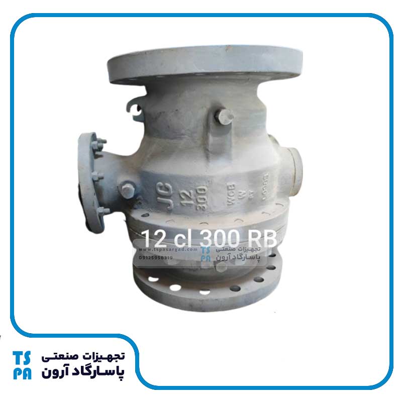 شیر-توپی-ball-valve-12-کلاس-300-آلیاژ-WCB شیر توپی ball valve 12 کلاس 300 آلیاژ WCB - Image 1