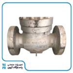 شیر خودکار سرچاهی  check valve swing سایز 6 اینچ کلاس 3000 آلیاژ WCB