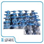 شیر دروازه ای gate valve  سایز 2~6inch کلاس۱۵۰  آلیاژ WC6