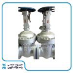 شیر کشویی gate valve 12 inch class 300  WCB